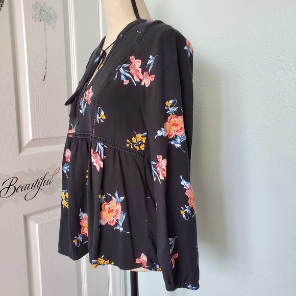 Mudd flower Boho Shirt Size M - Picture 3 of 7